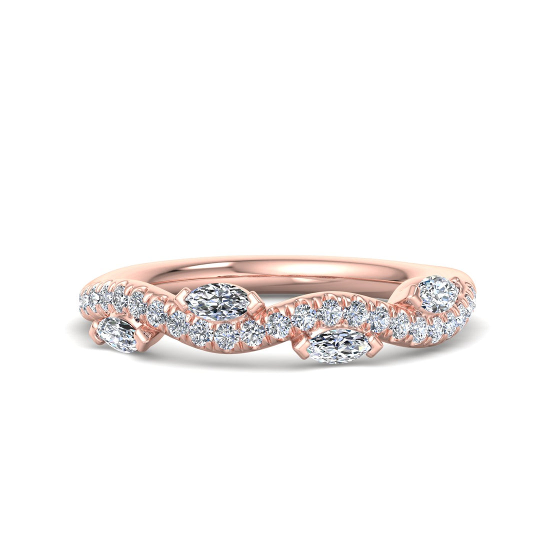 Interlocking Diamond Ring - Krishnashray