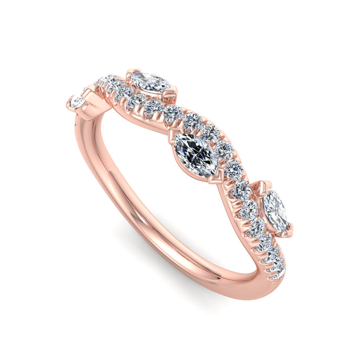 Interlocking Diamond Ring - Krishnashray