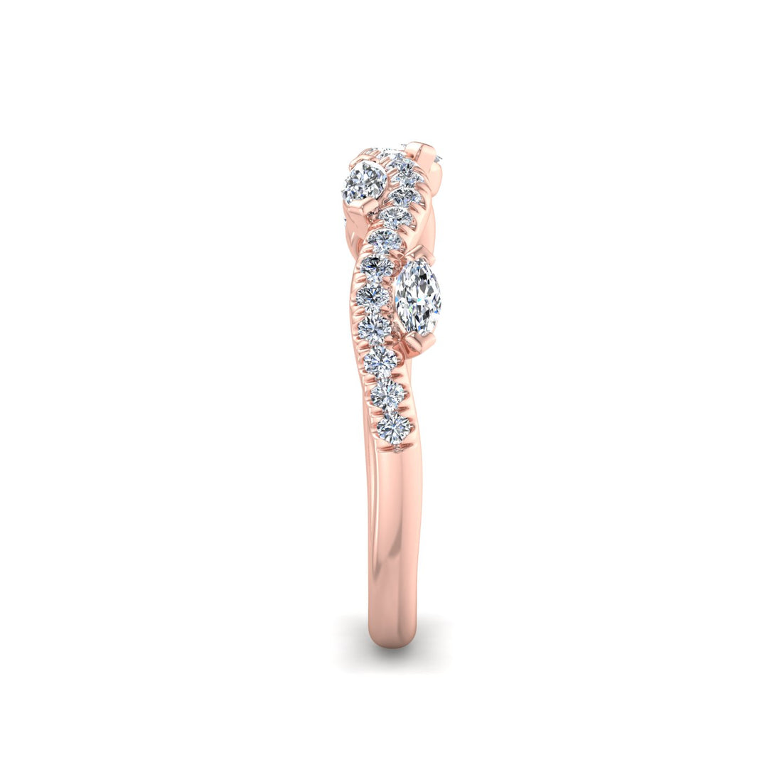 Interlocking Diamond Ring - Krishnashray