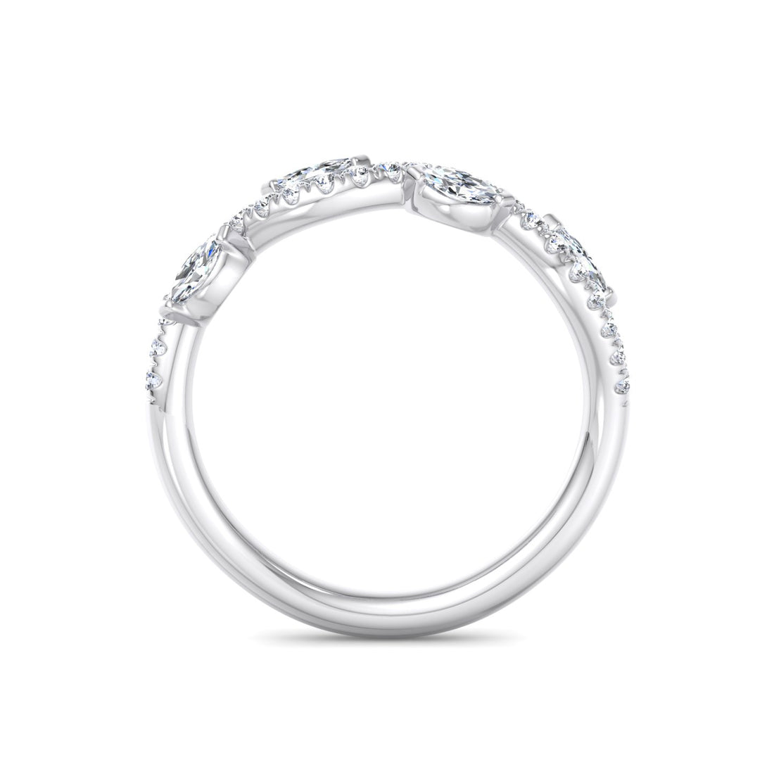 Interlocking Diamond Ring - Krishnashray