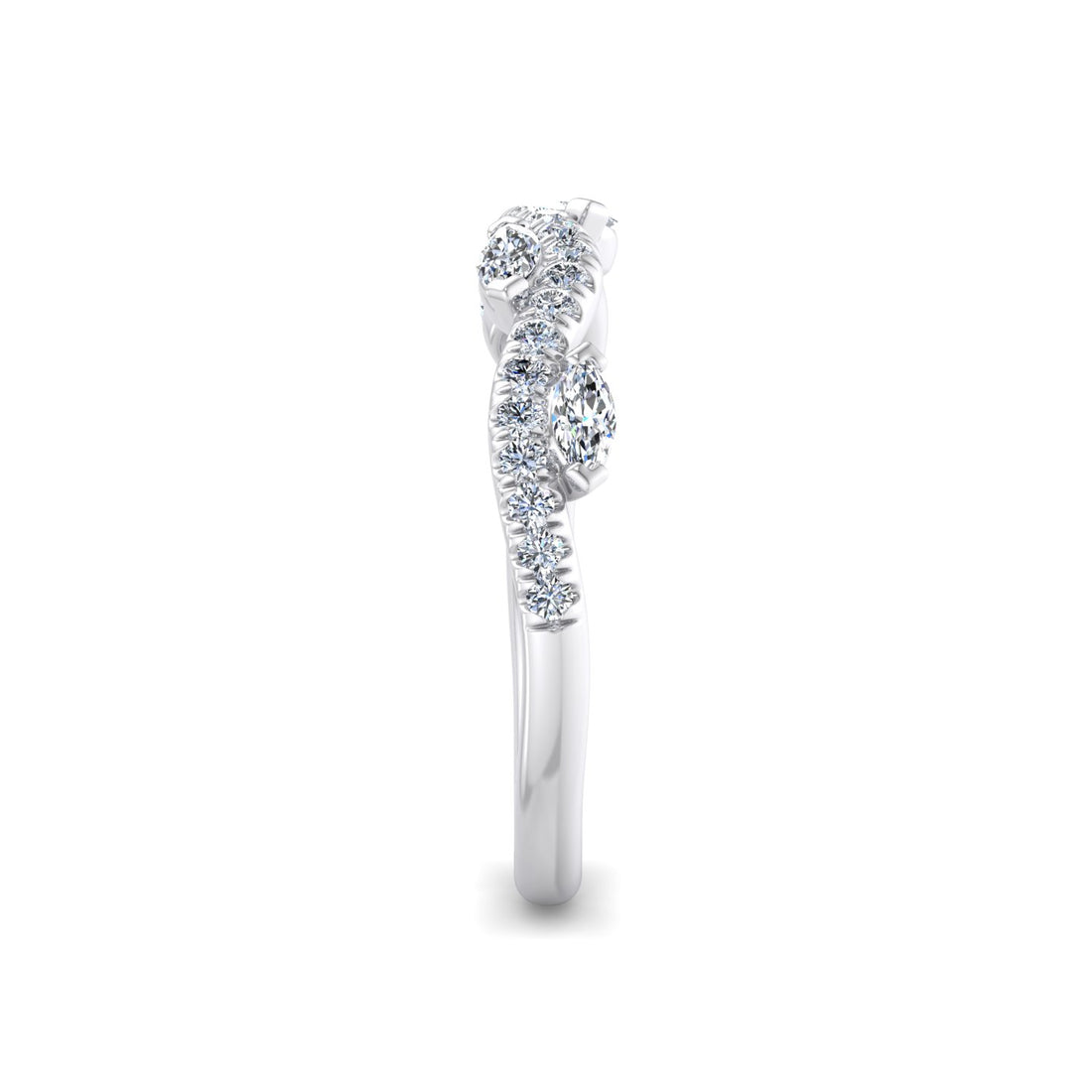Interlocking Diamond Ring - Krishnashray