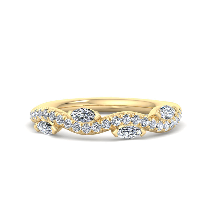 Interlocking Diamond Ring - Krishnashray