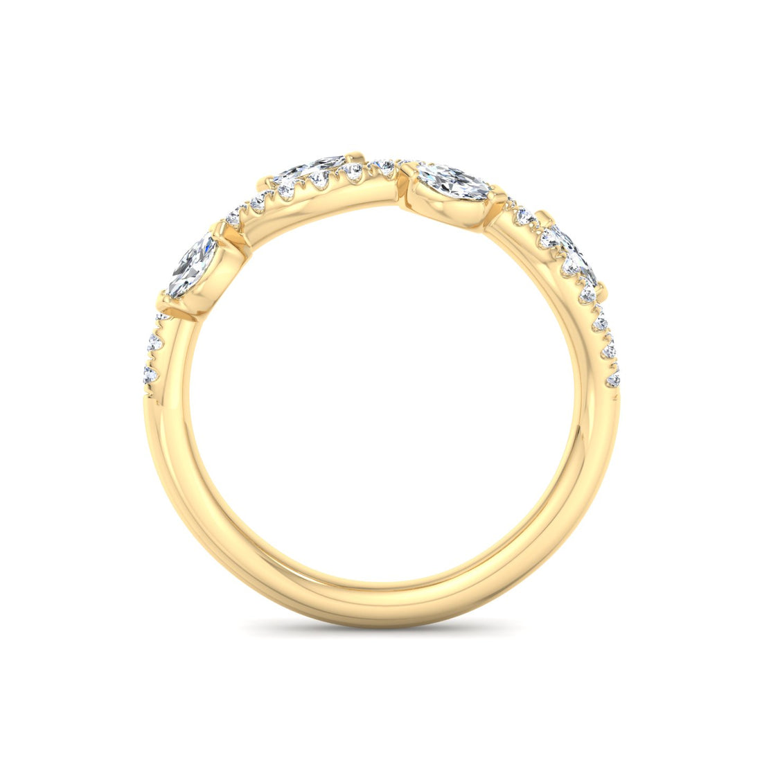 Interlocking Diamond Ring - Krishnashray