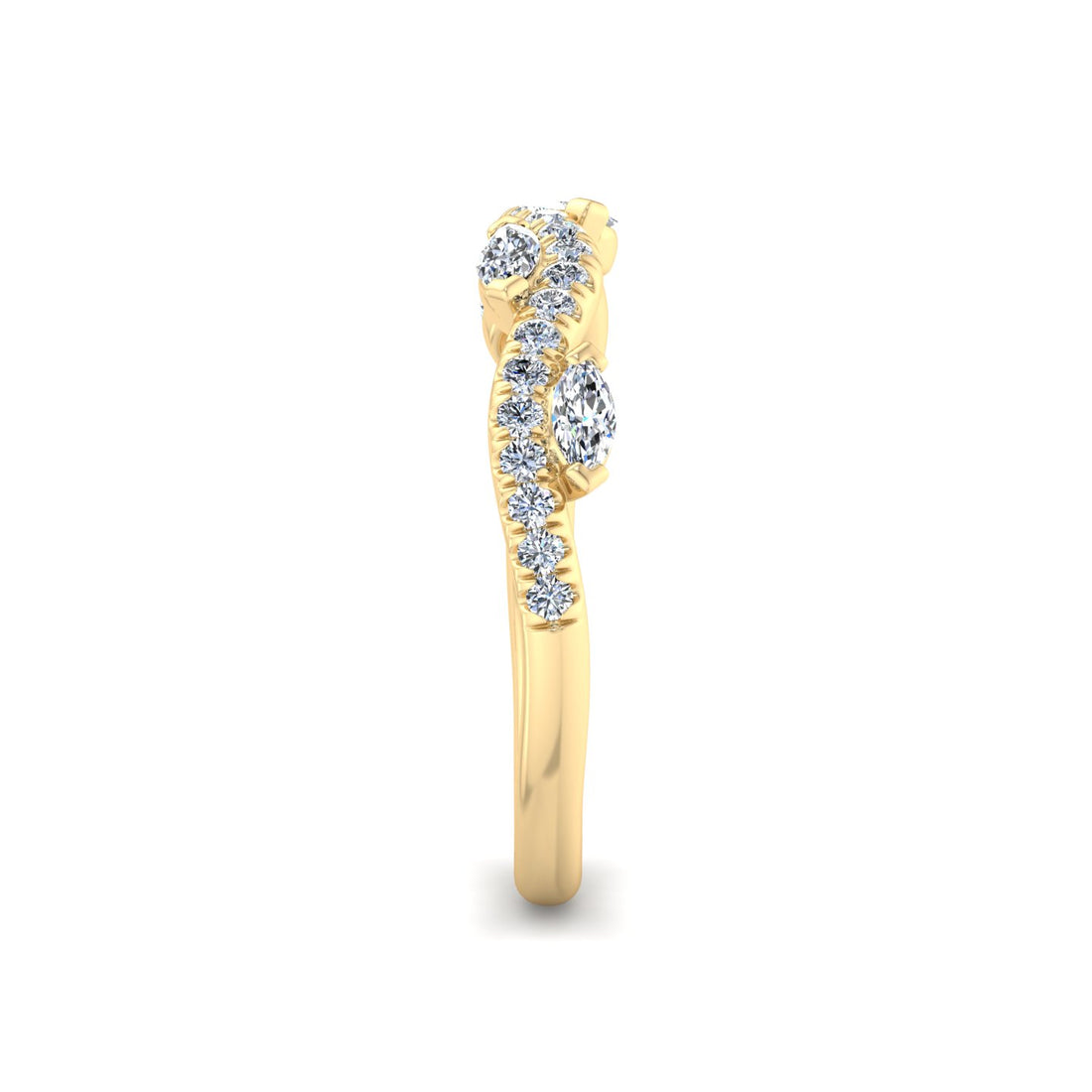 Interlocking Diamond Ring - Krishnashray