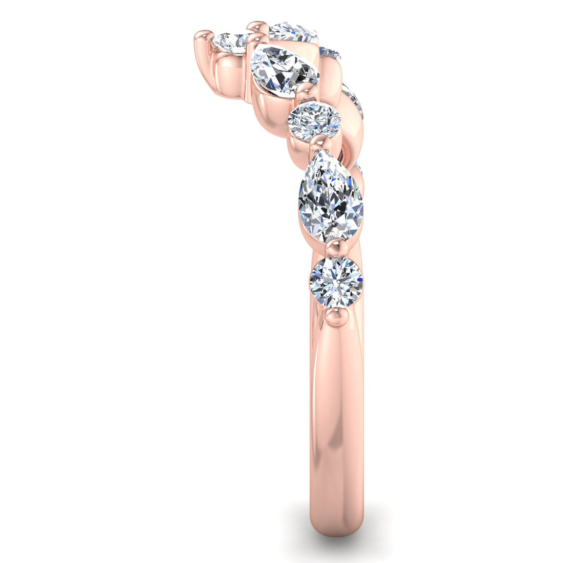 Diamond Wishbone Ring - Krishnashray