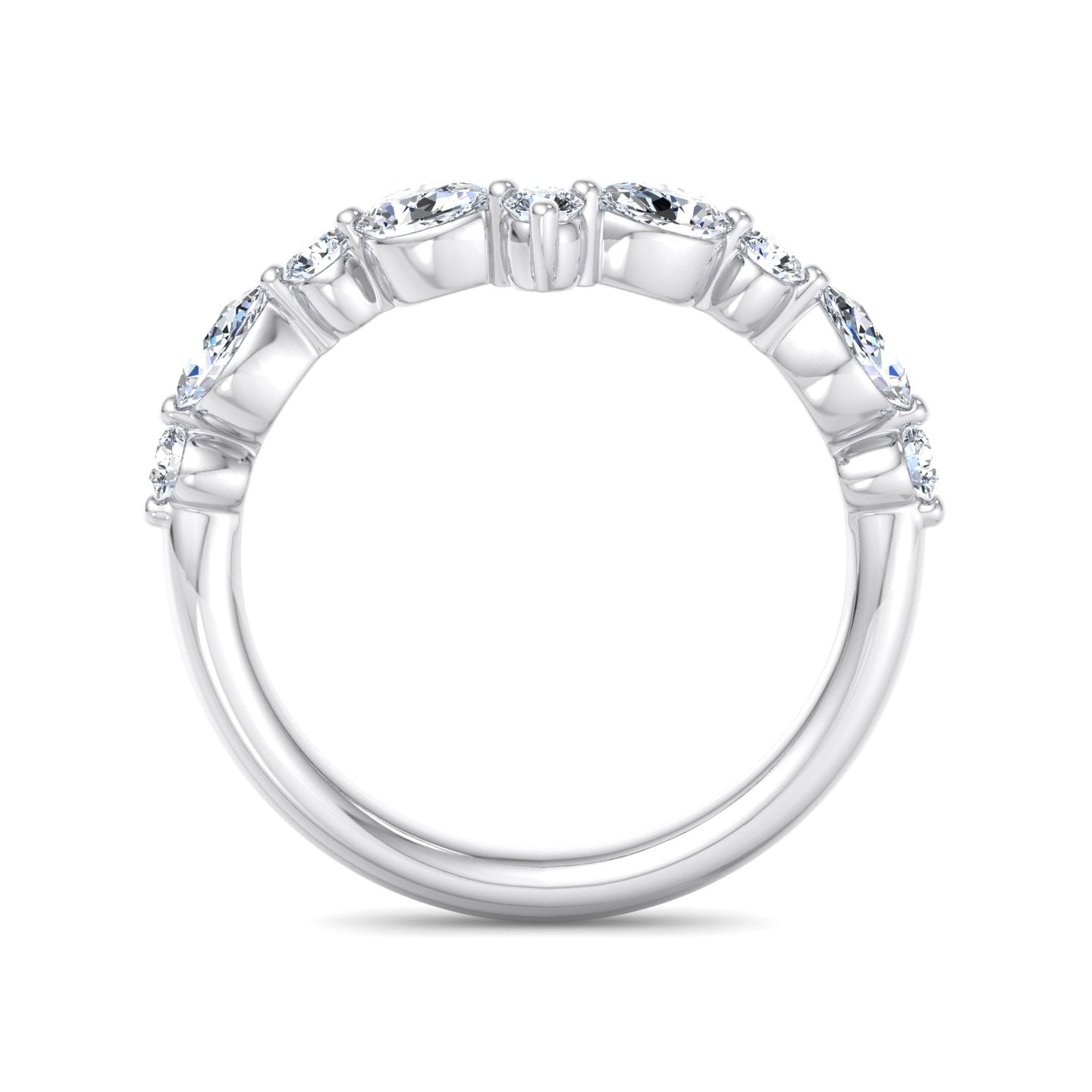 Diamond Wishbone Ring - Krishnashray