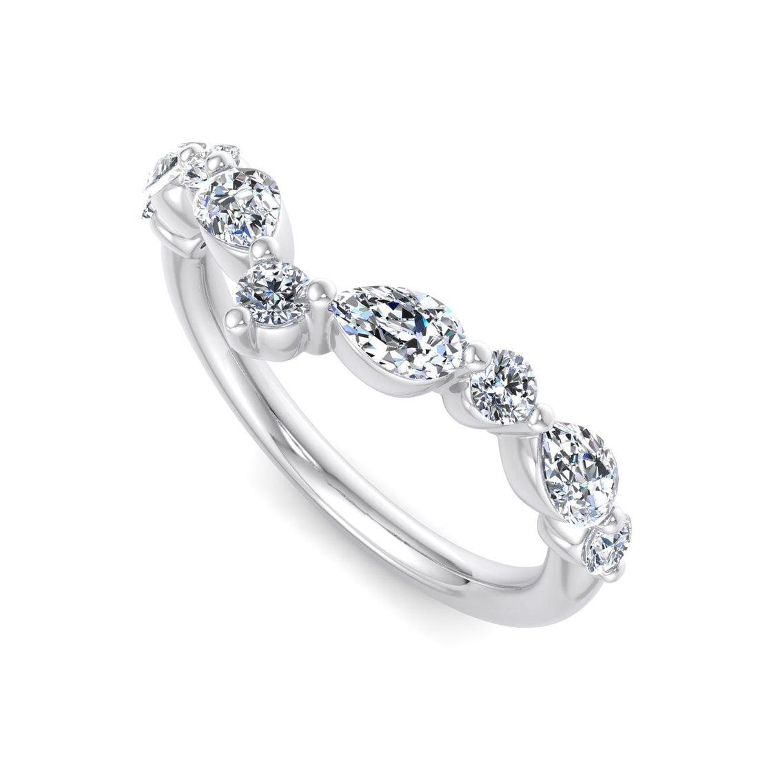 Diamond Wishbone Ring - Krishnashray