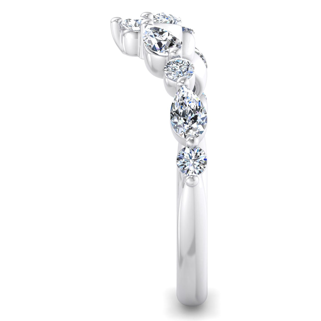 Diamond Wishbone Ring - Krishnashray
