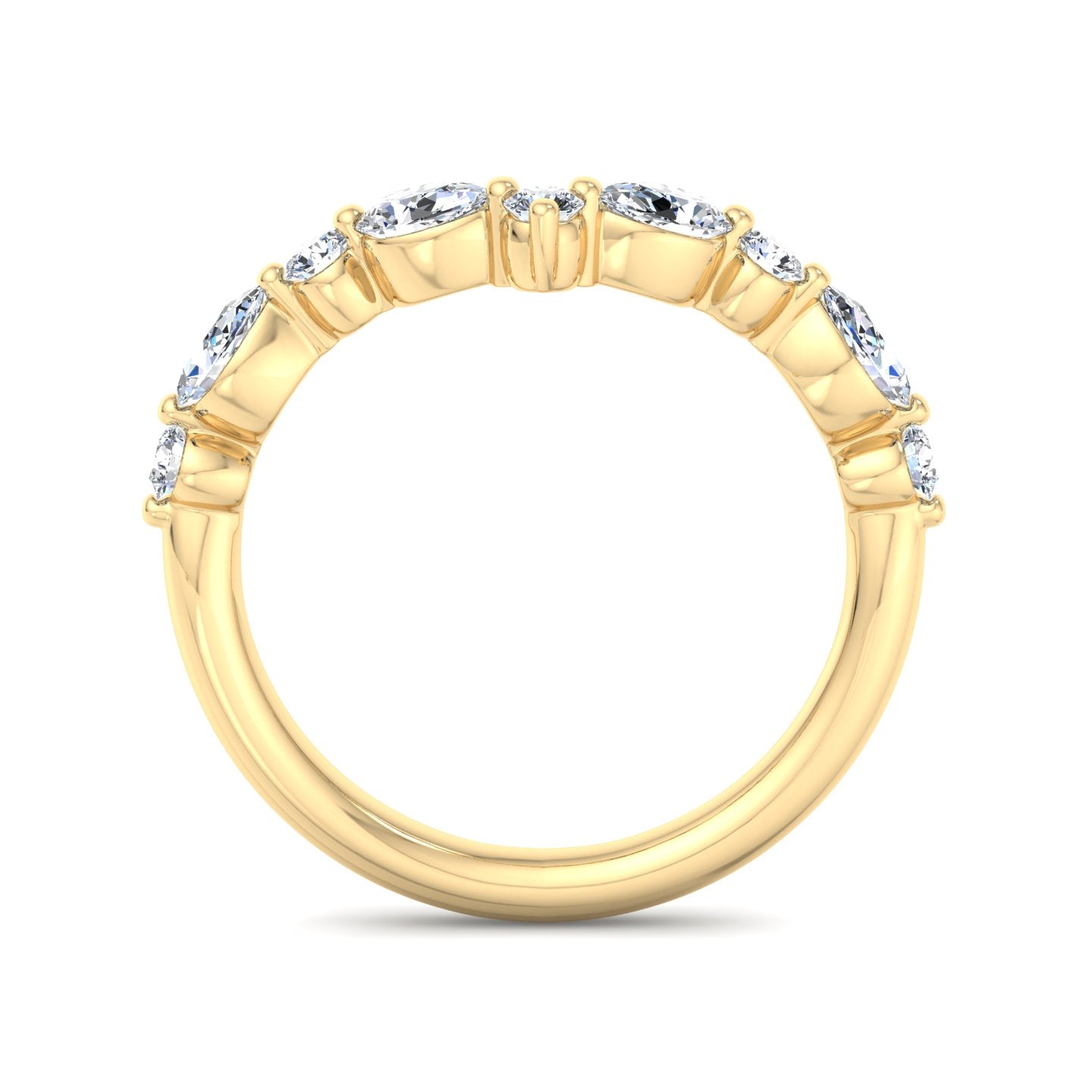 Diamond Wishbone Ring - Krishnashray