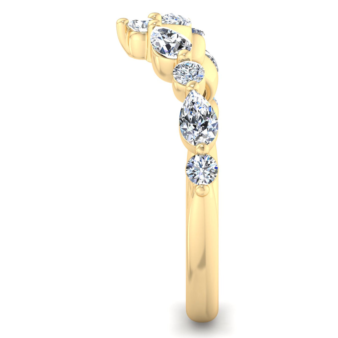Diamond Wishbone Ring - Krishnashray