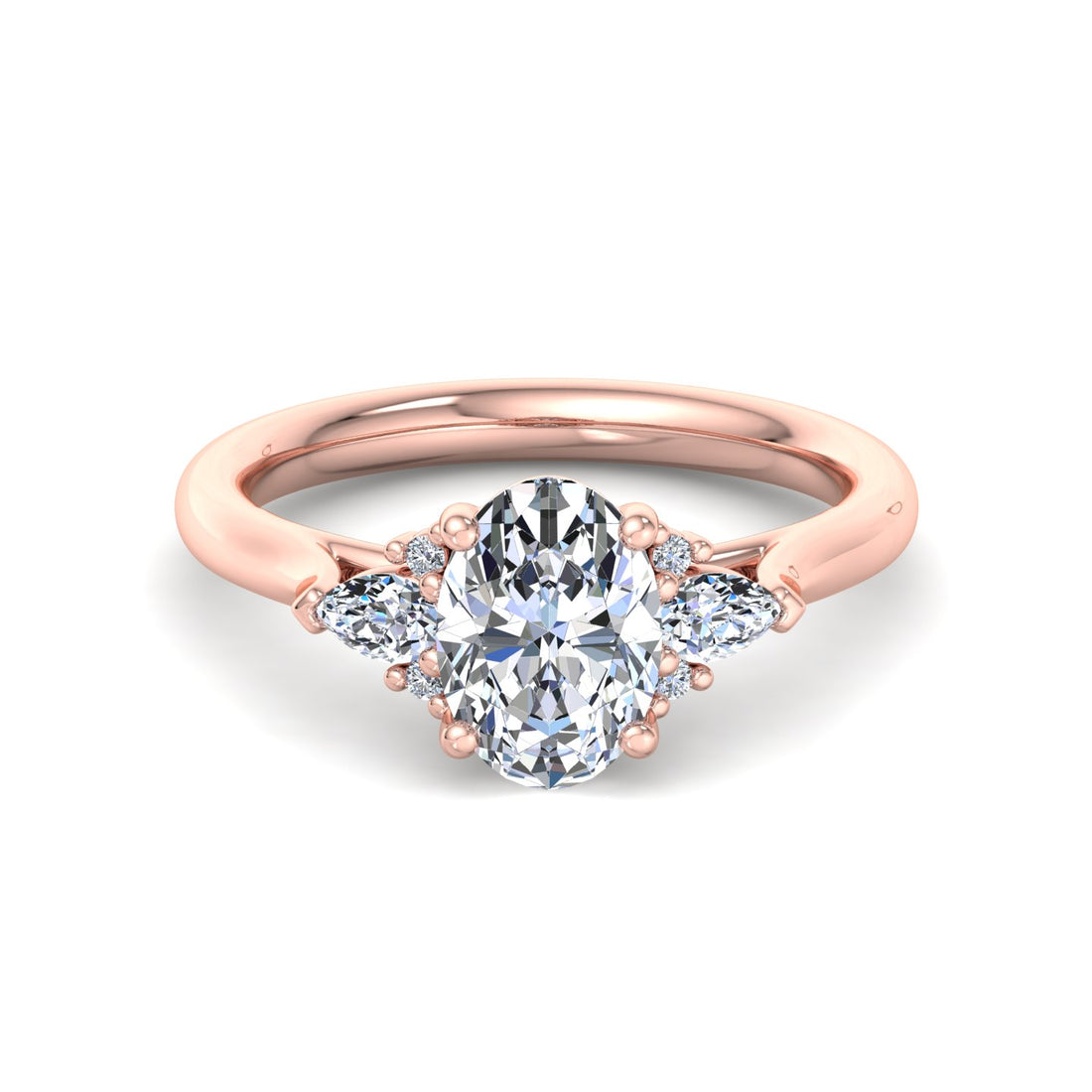 Vintage-inspired engagement ring echoing top Asian designers