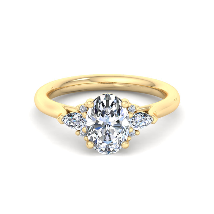 Modern solitaire ring influenced by Orchard’s luxury fashion scene
