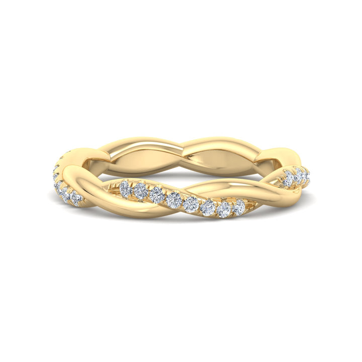 Minimalist engagement band with premium moissanite – Better than Bluestone Singapore