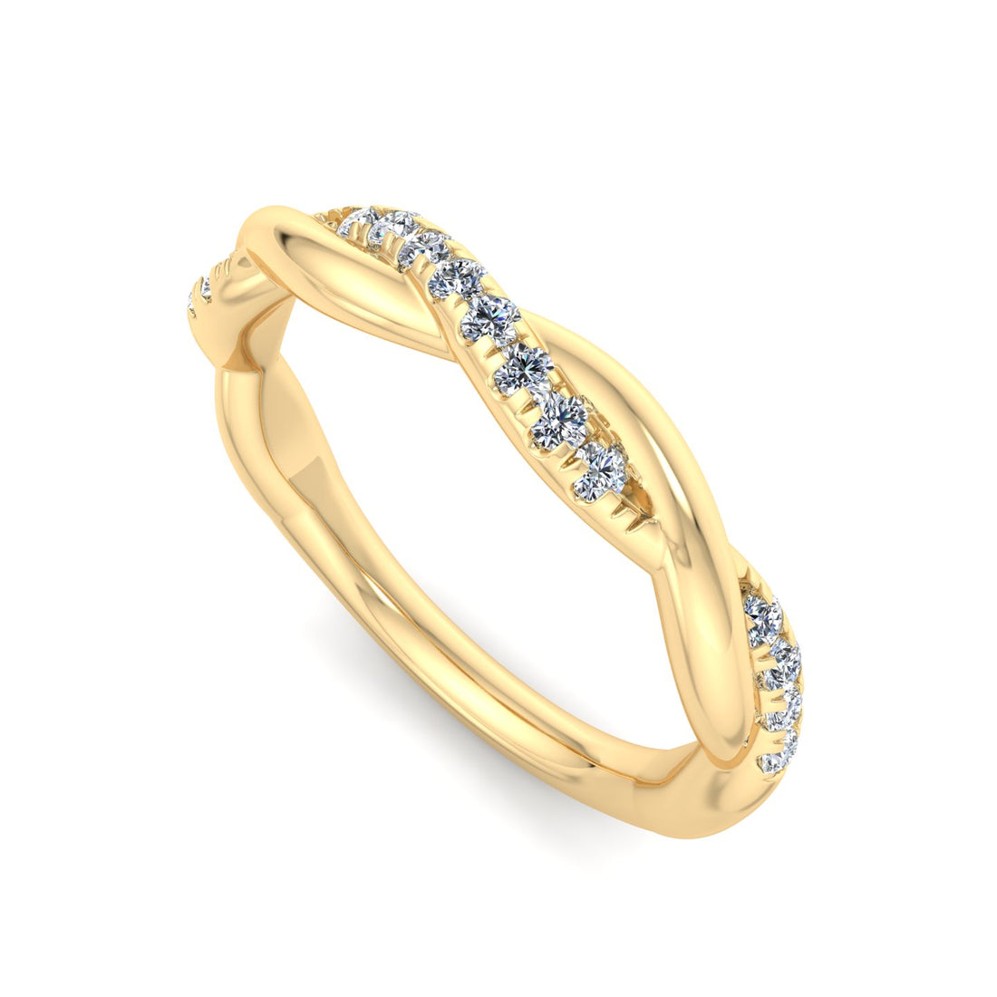 Entwined Diamond Ring - Krishnashray