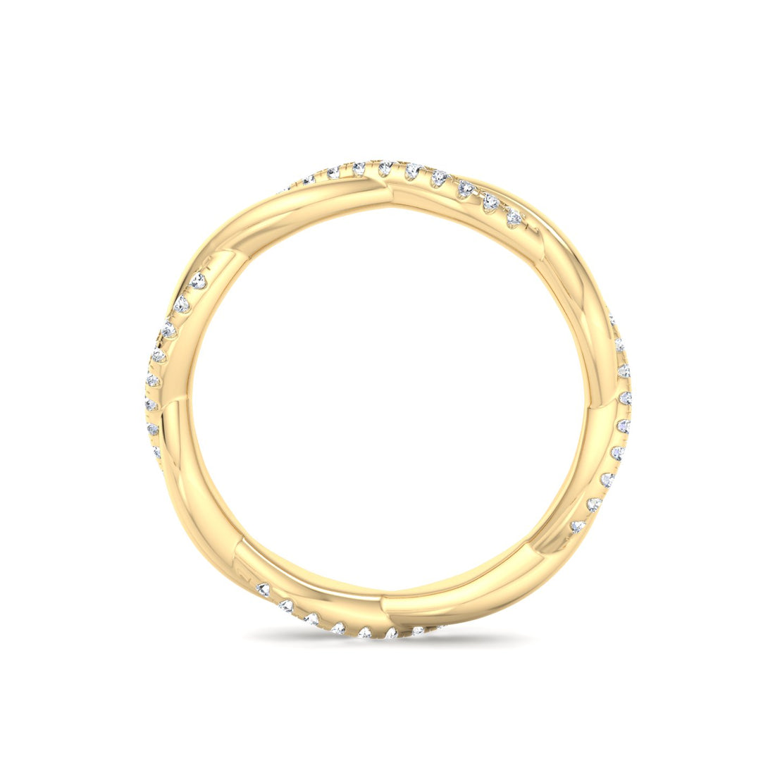 Entwined Diamond Ring - Krishnashray