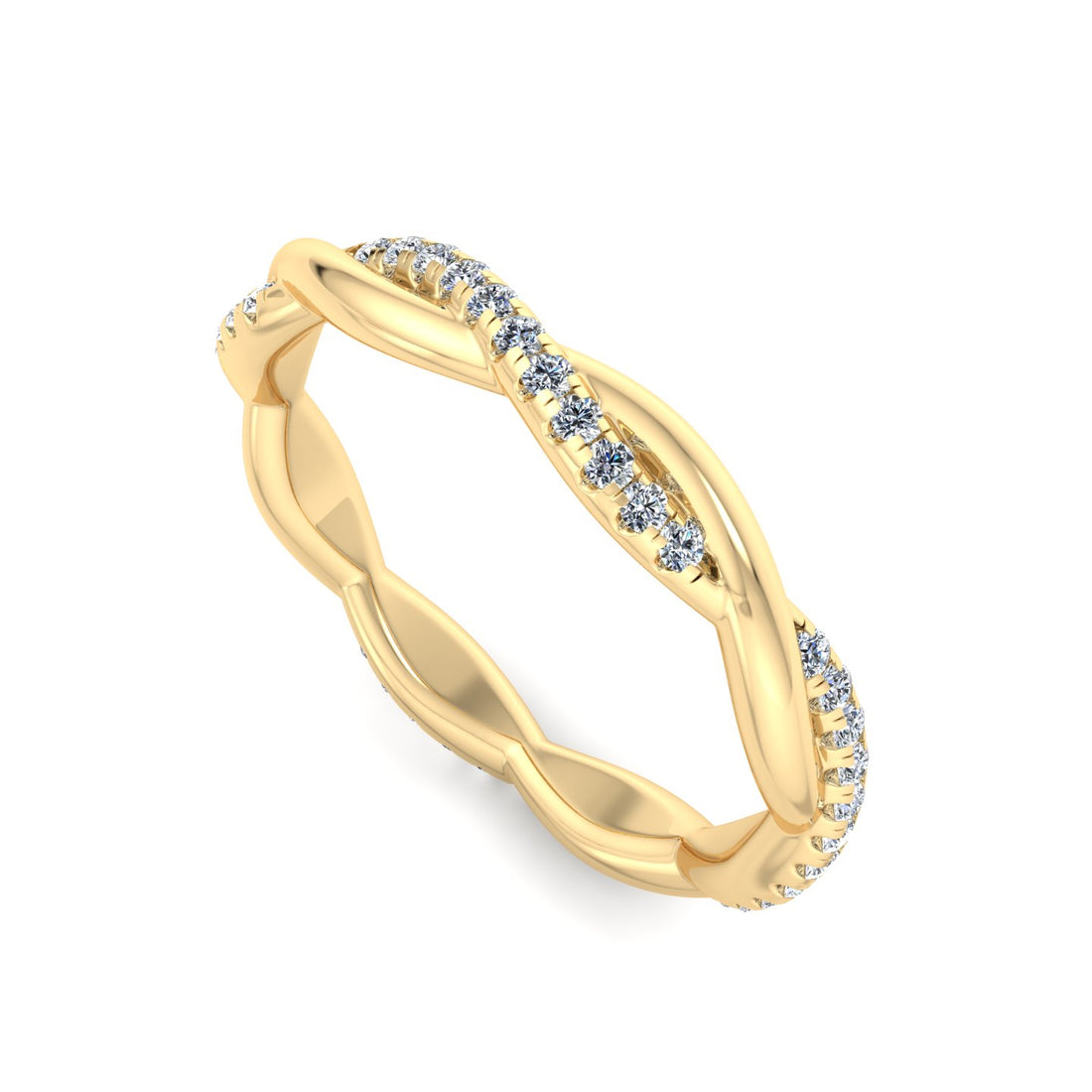 Entwined Diamond Ring - Krishnashray