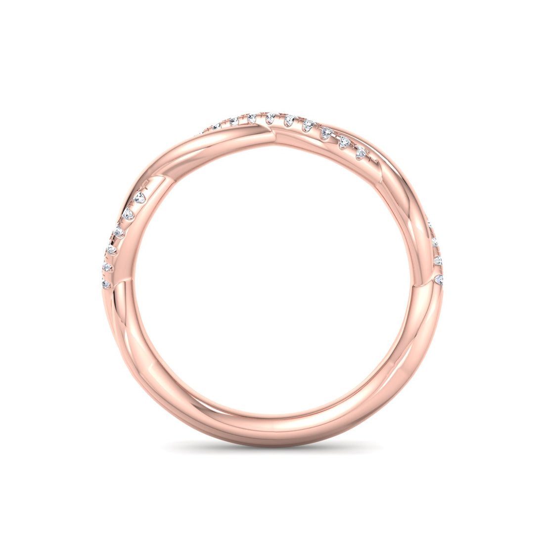 Twisted Diamond Ring - Krishnashray
