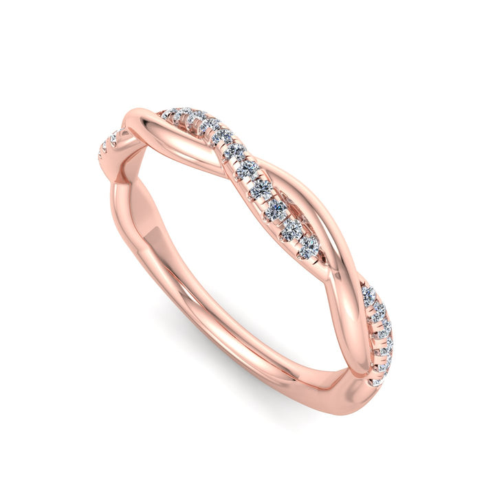 Twisted Diamond Ring - Krishnashray