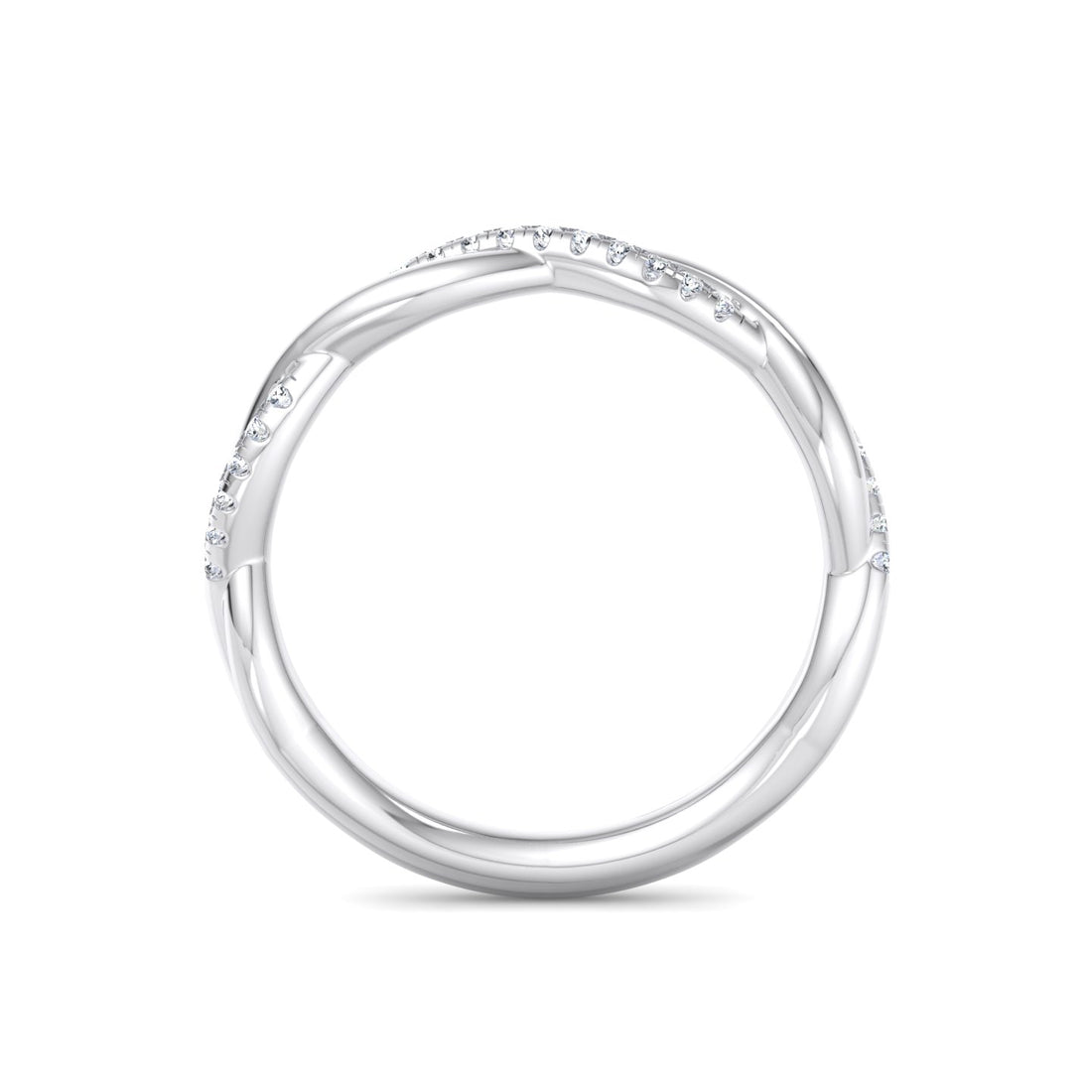 Twisted Diamond Ring - Krishnashray