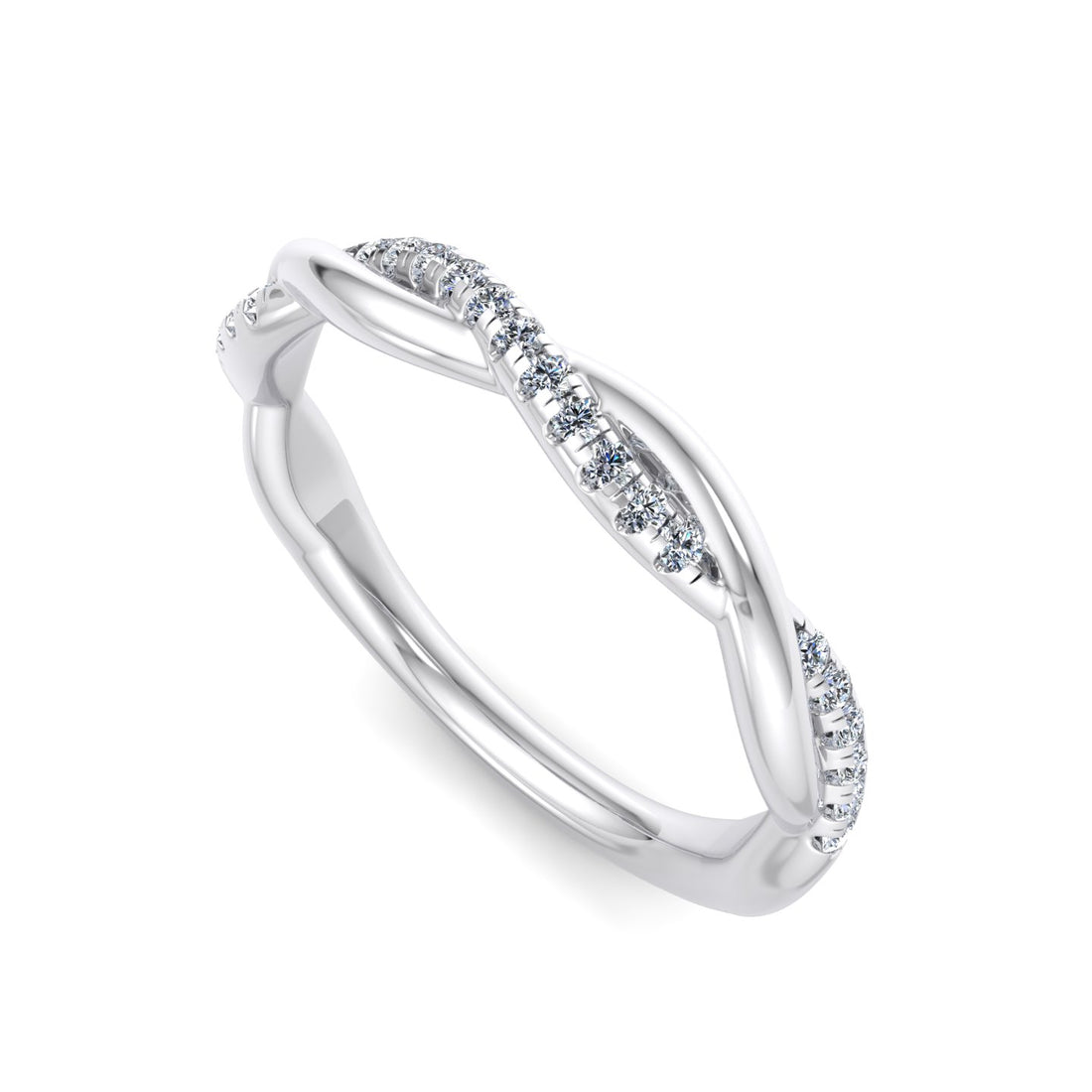 Twisted Diamond Ring - Krishnashray
