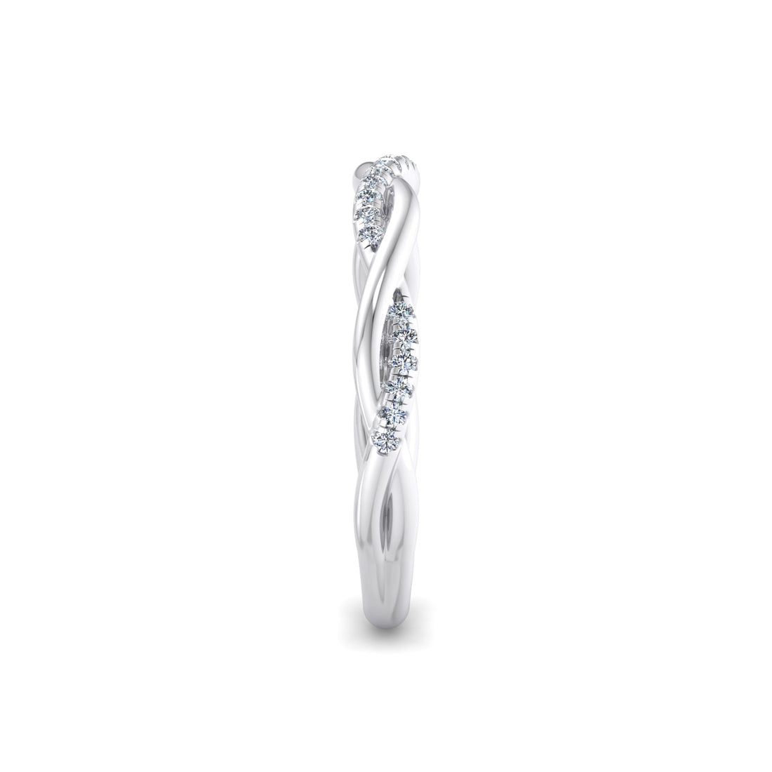 Twisted Diamond Ring - Krishnashray