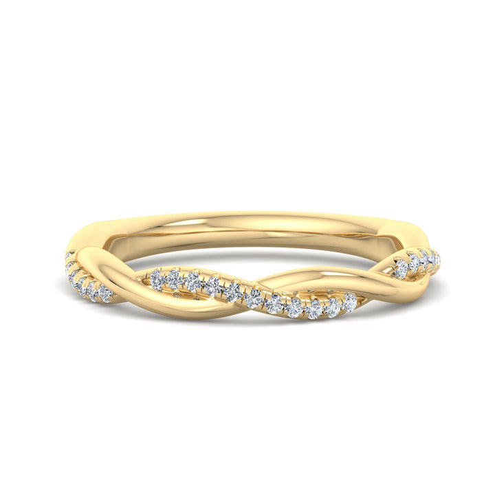 Twisted Diamond Ring - Krishnashray