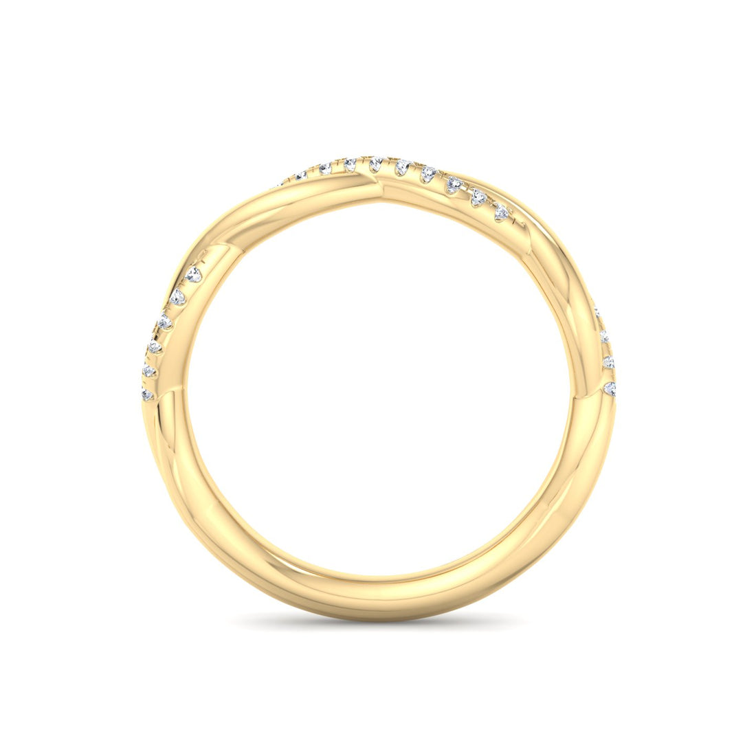Twisted Diamond Ring - Krishnashray