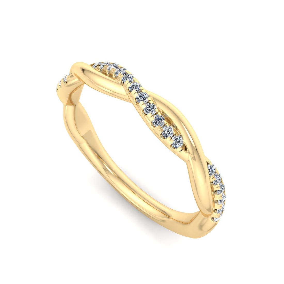 Twisted Diamond Ring - Krishnashray