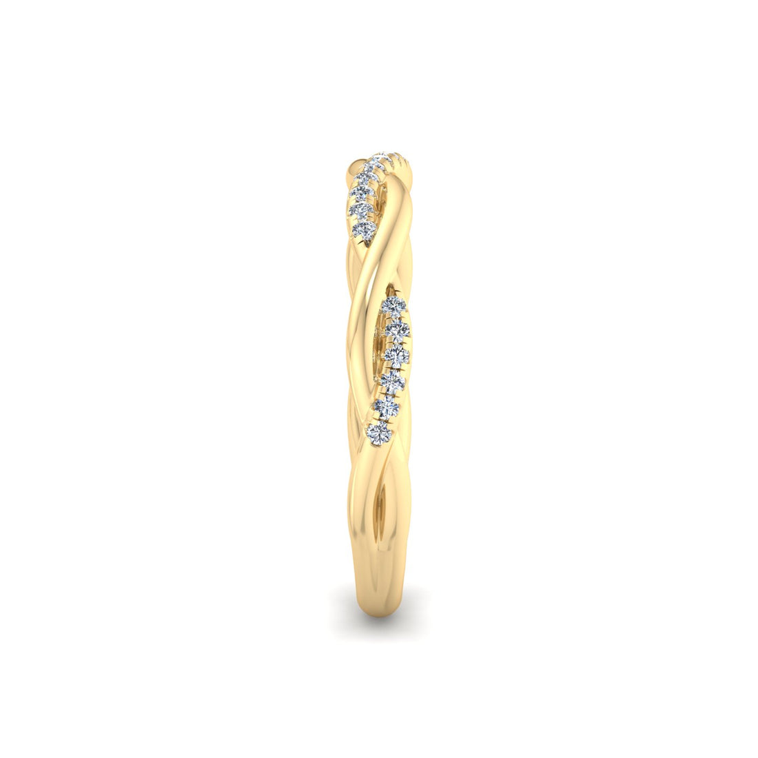 Twisted Diamond Ring - Krishnashray