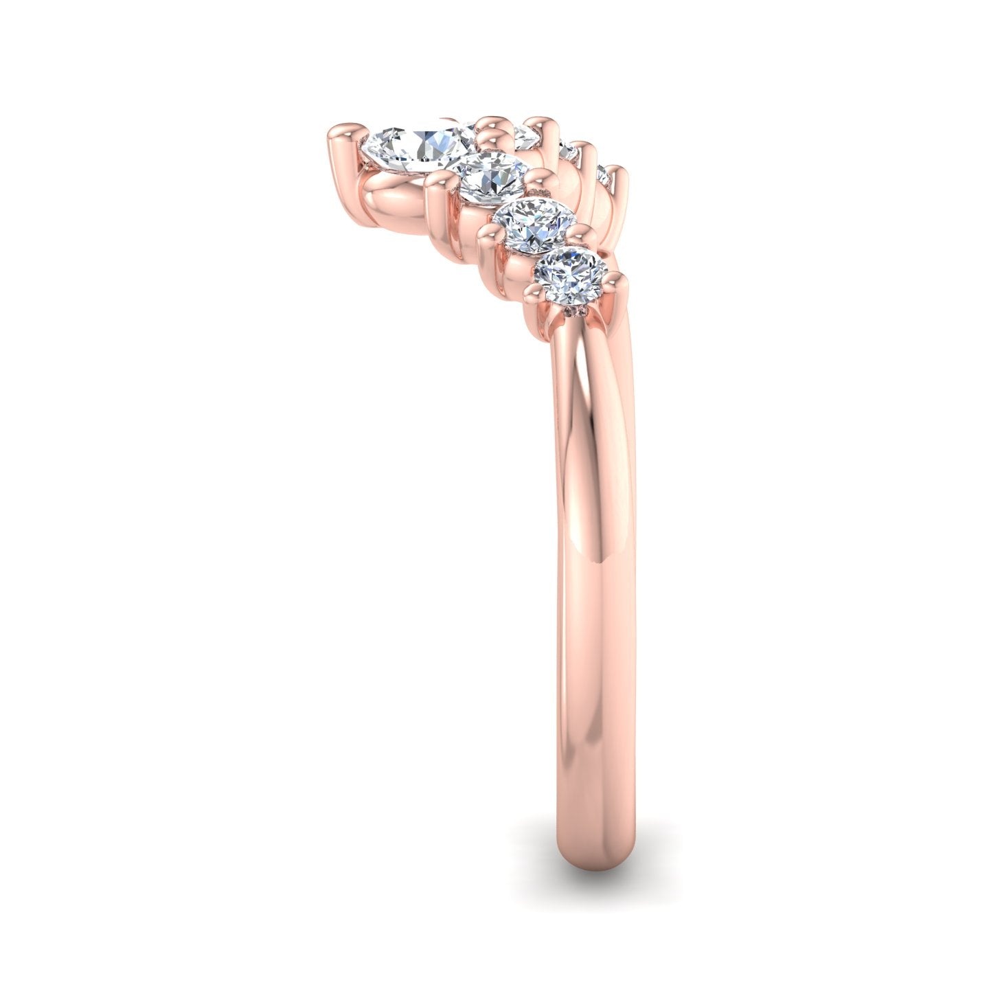 Diamond V-Shaped Ring - Krishnashray