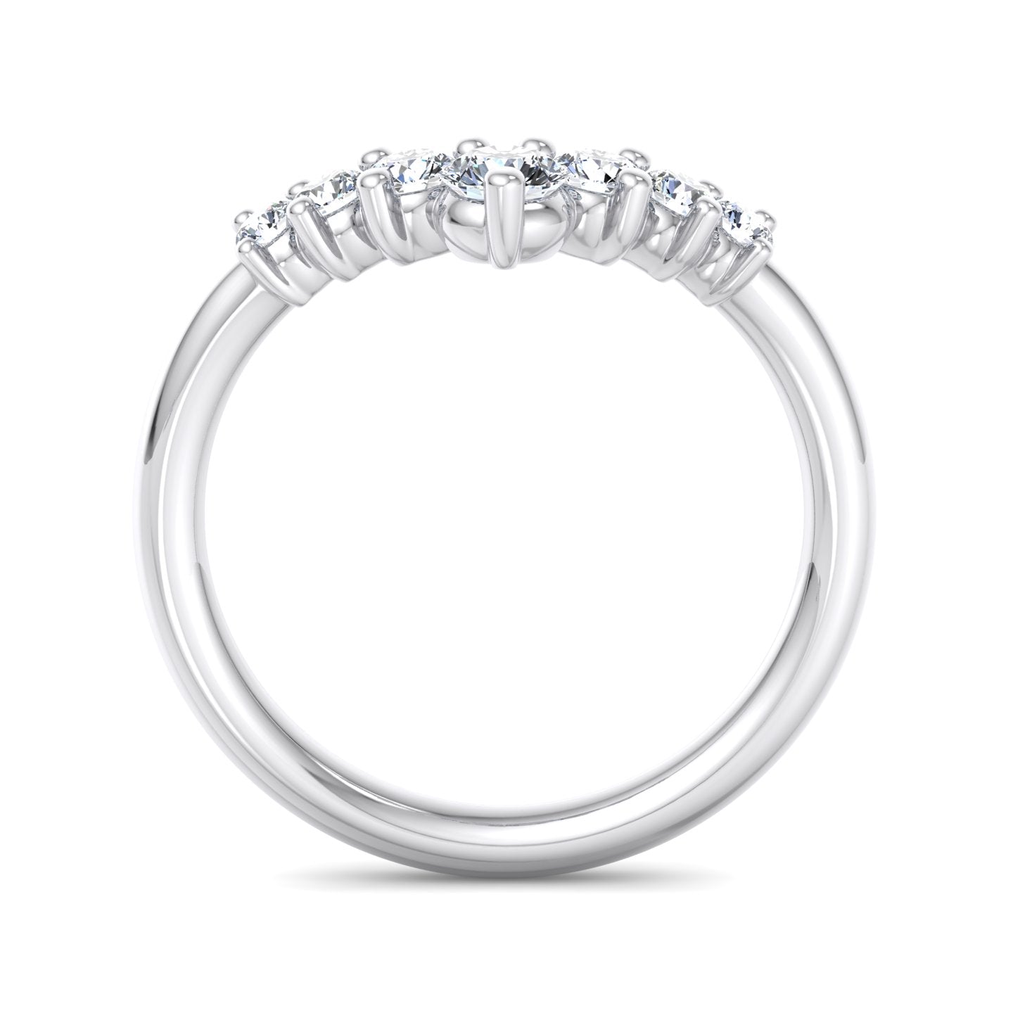 Diamond V-Shaped Ring - Krishnashray