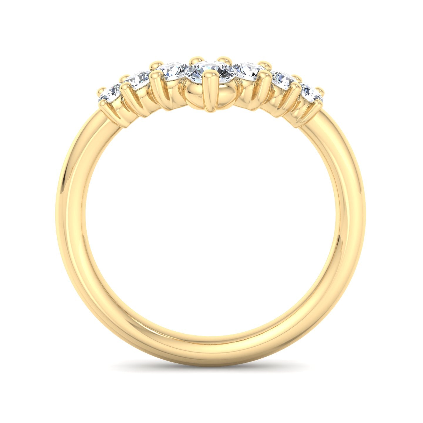 Diamond V-Shaped Ring - Krishnashray