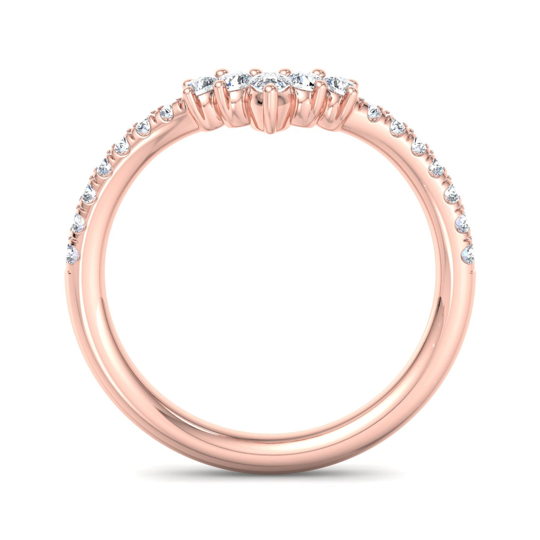 V-Shaped Diamond Ring - Krishnashray