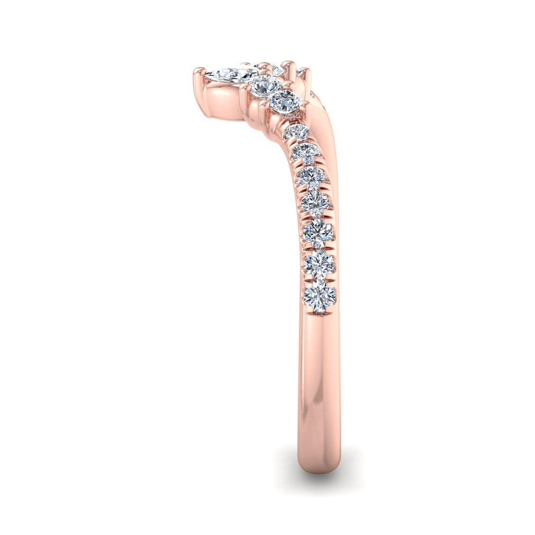 V-Shaped Diamond Ring - Krishnashray