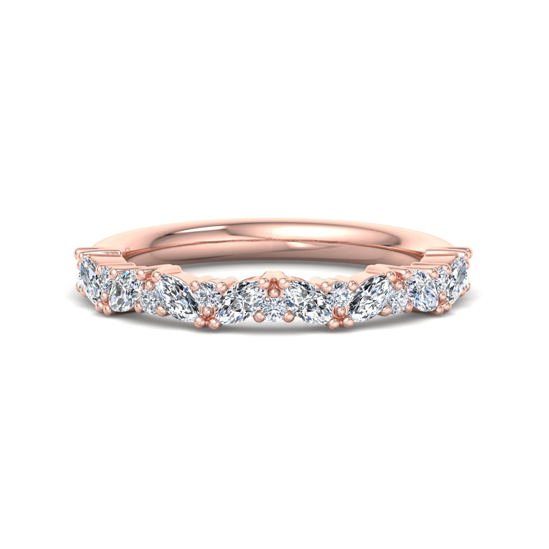 Marquise Diamond Eternity Band - Krishnashray