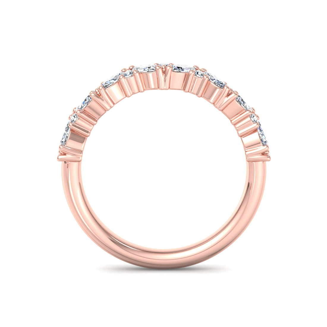 Marquise Diamond Eternity Band - Krishnashray