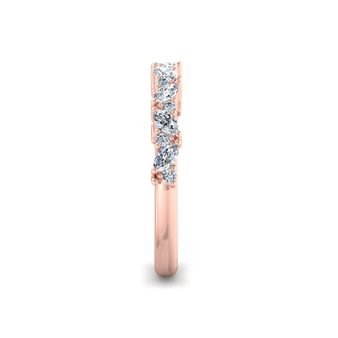 Marquise Diamond Eternity Band - Krishnashray