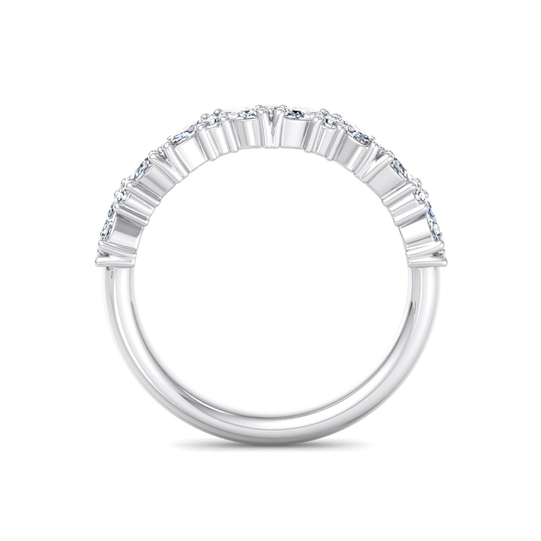 Marquise Diamond Eternity Band - Krishnashray