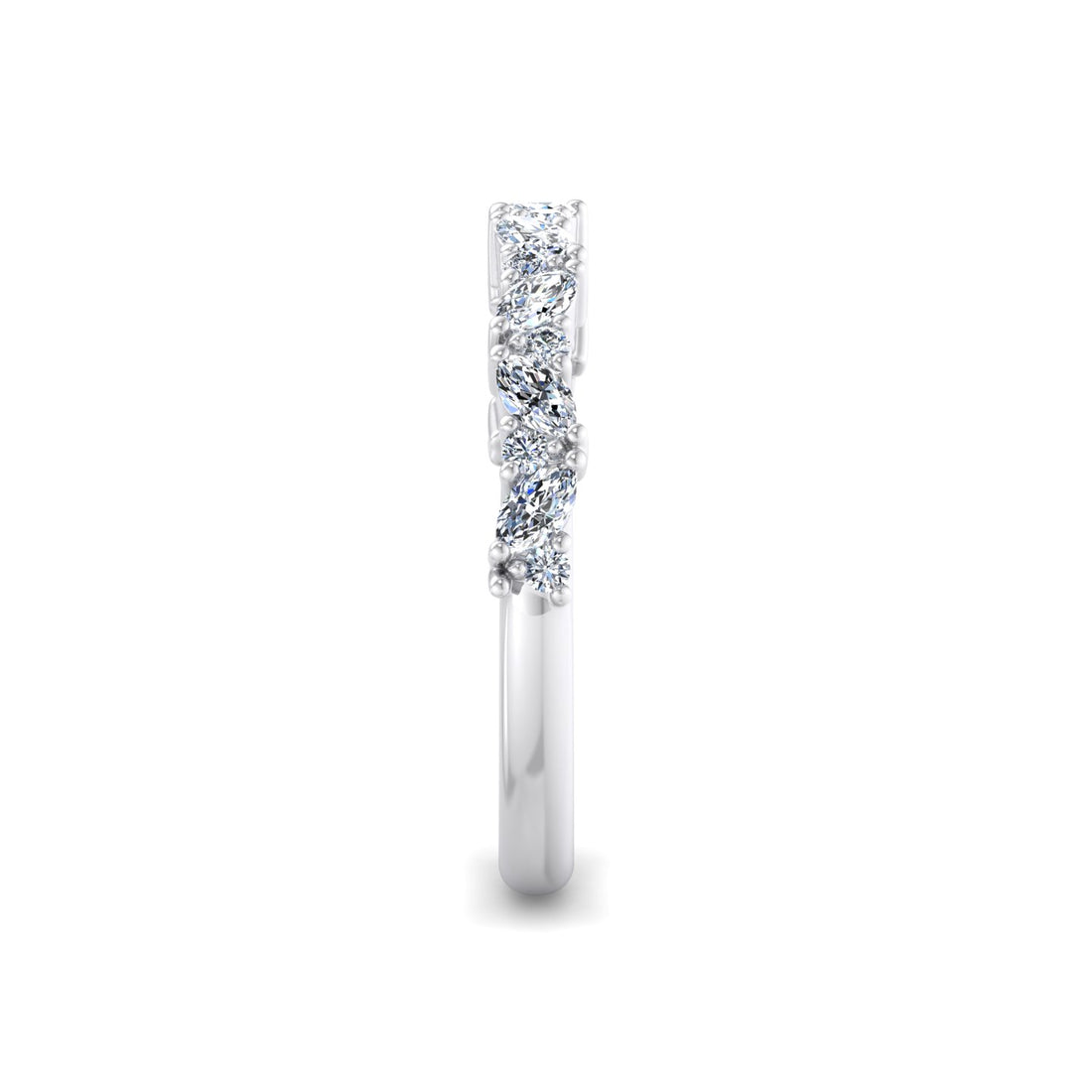 Marquise Diamond Eternity Band - Krishnashray