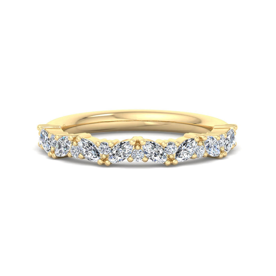Marquise Diamond Eternity Band - Krishnashray