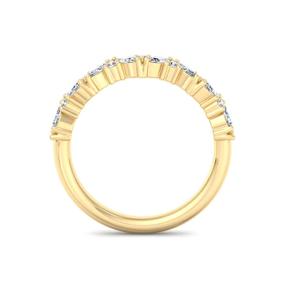 Marquise Diamond Eternity Band - Krishnashray