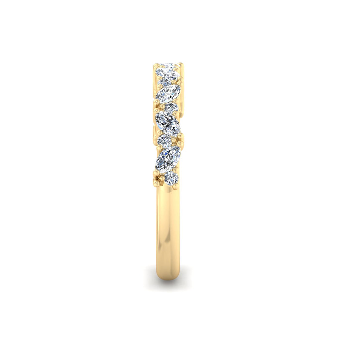 Marquise Diamond Eternity Band - Krishnashray