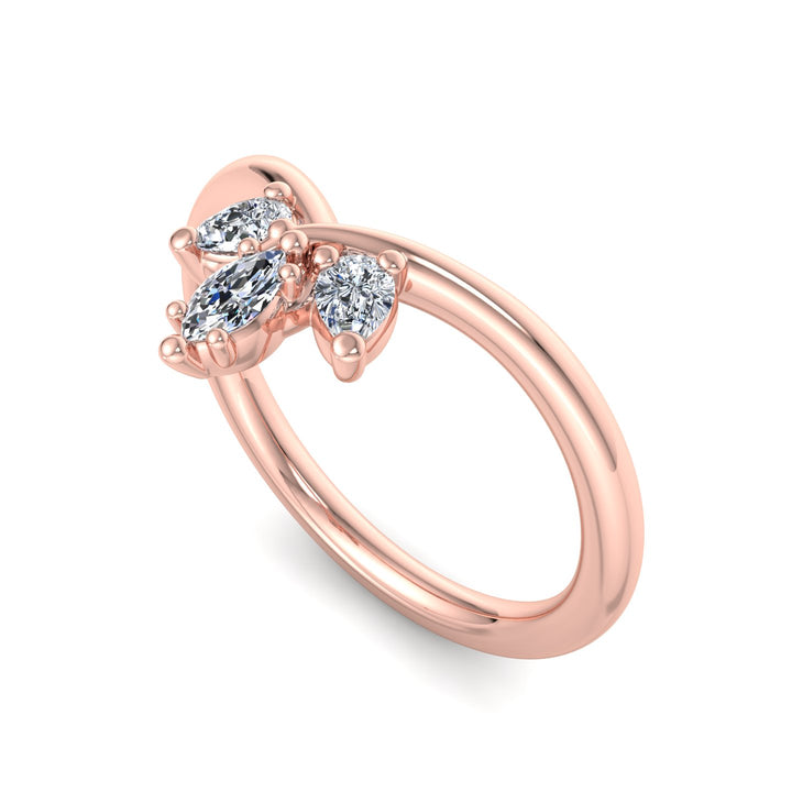 Trinity Diamond Ring - Krishnashray