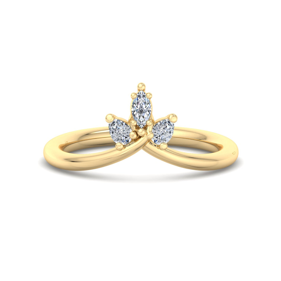 Minimalist wedding band influenced by premium Marina Bay jewellers