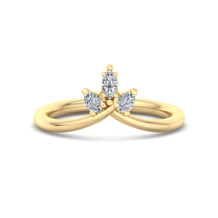 Minimalist wedding band influenced by premium Marina Bay jewellers