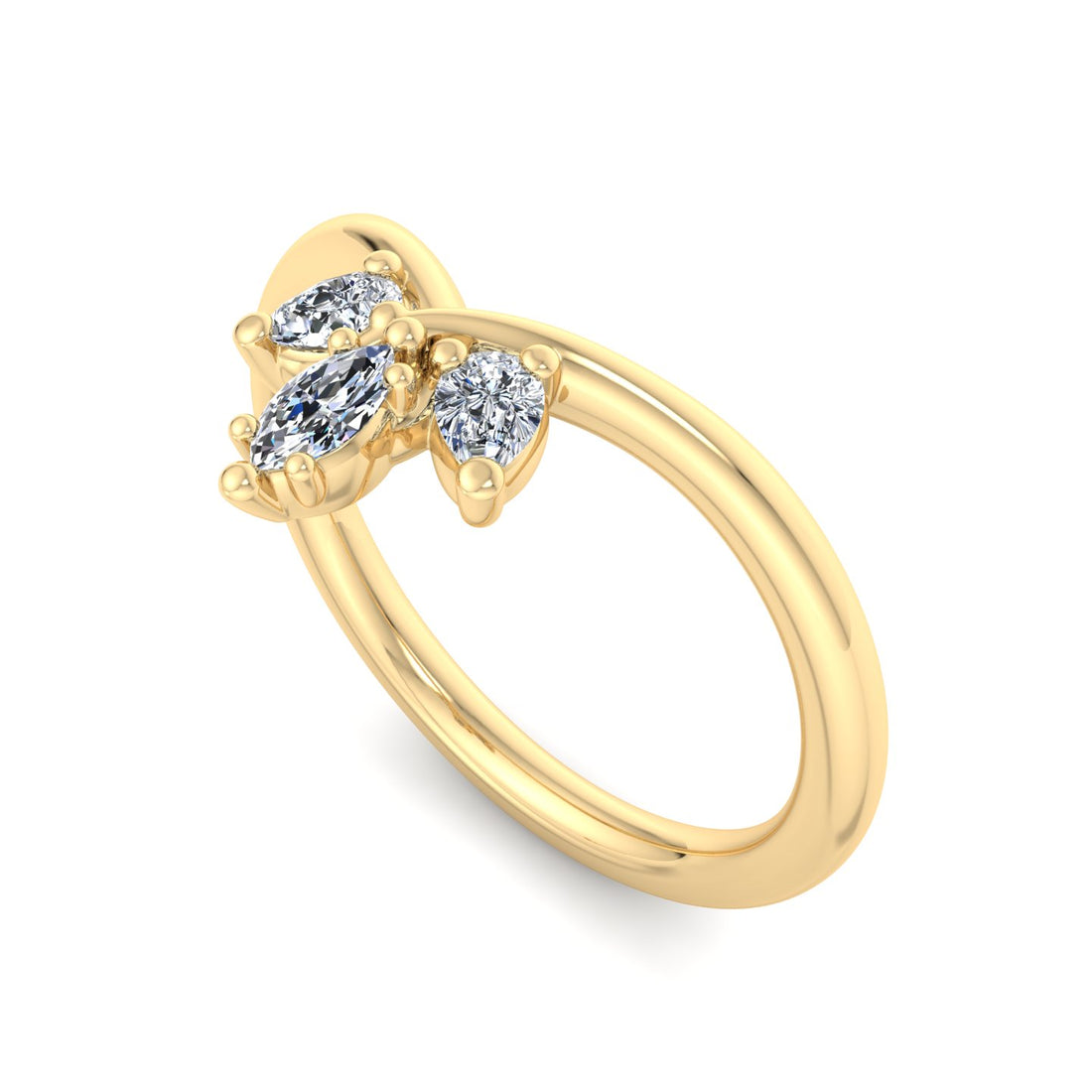 Trinity Diamond Ring - Krishnashray