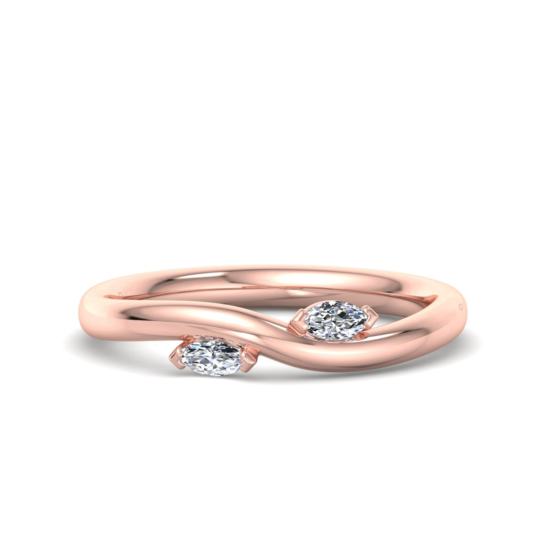 Crossover Diamond Ring - Krishnashray