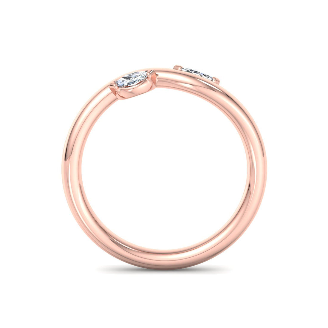 Crossover Diamond Ring - Krishnashray