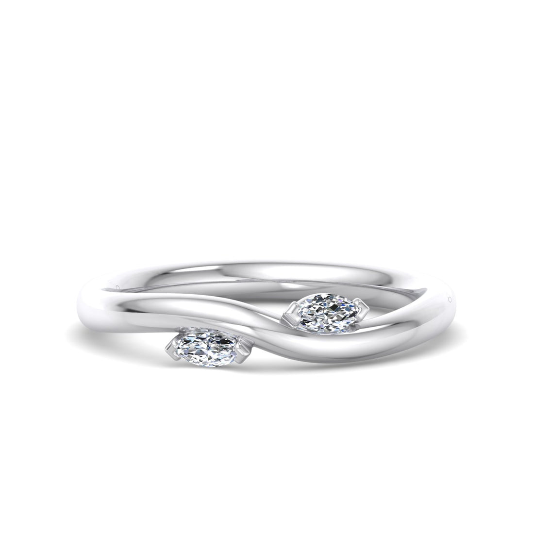 Crossover Diamond Ring - Krishnashray