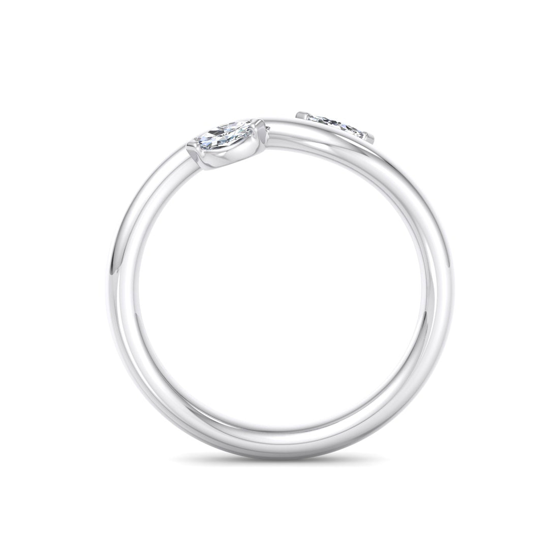 Crossover Diamond Ring - Krishnashray